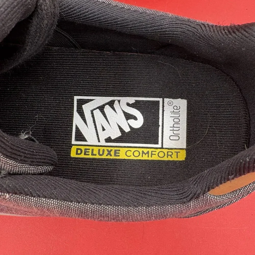 Vans Men's Atwood Deluxe Comfort Ortholite Gray Skate Shoes Sneakers Size 9